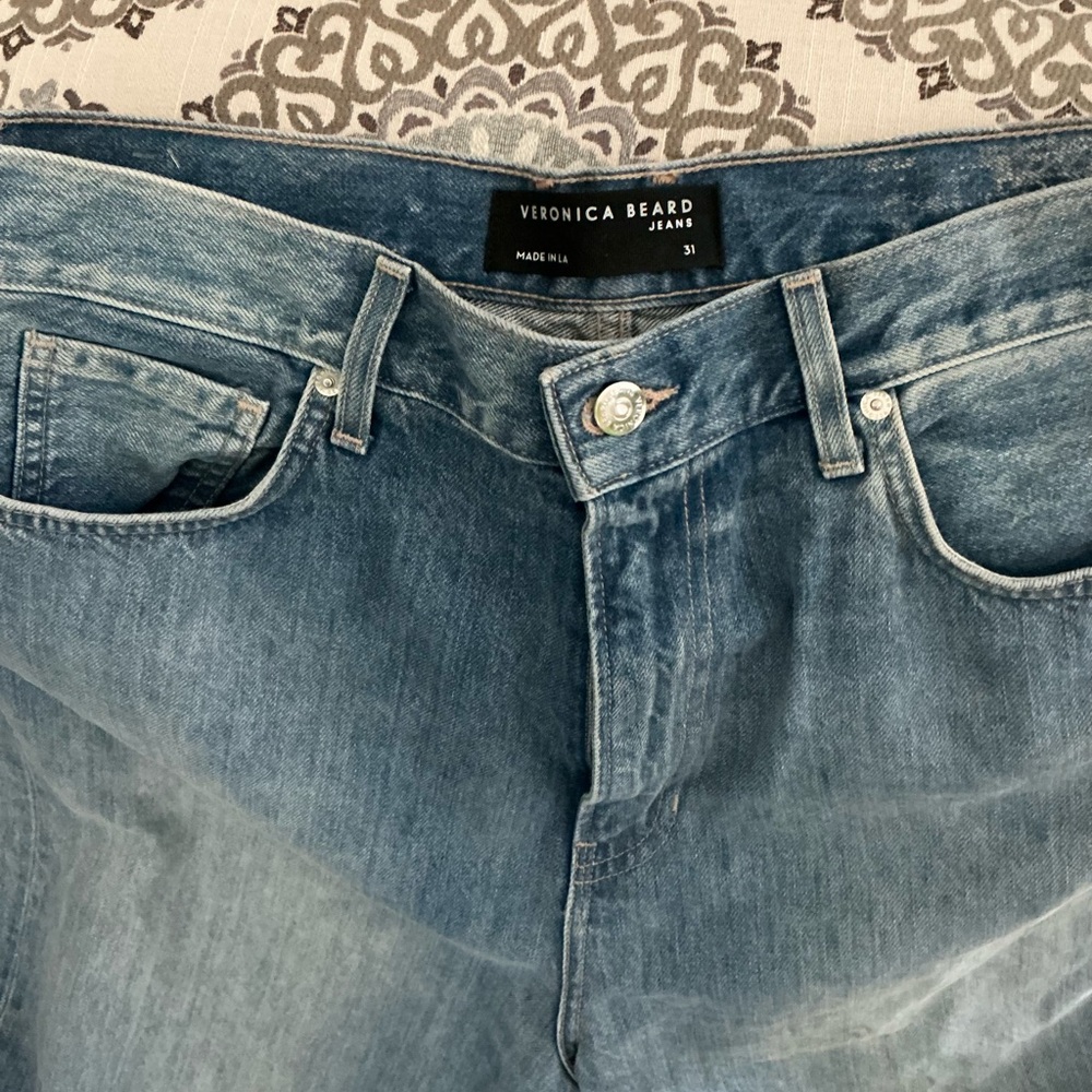 Veronica Beard Women’s Denim Blue Relaxed Jeans
